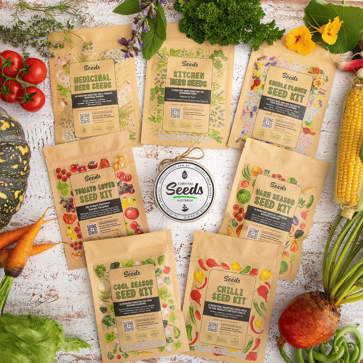 various kinds of seed kit