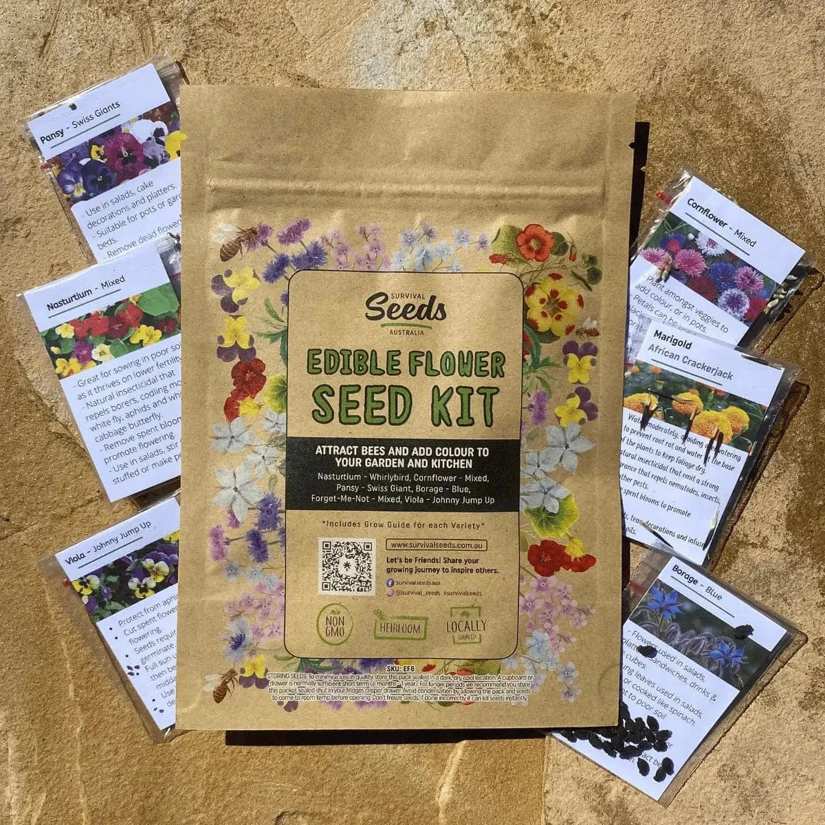 Edible Flower Seeds All packets