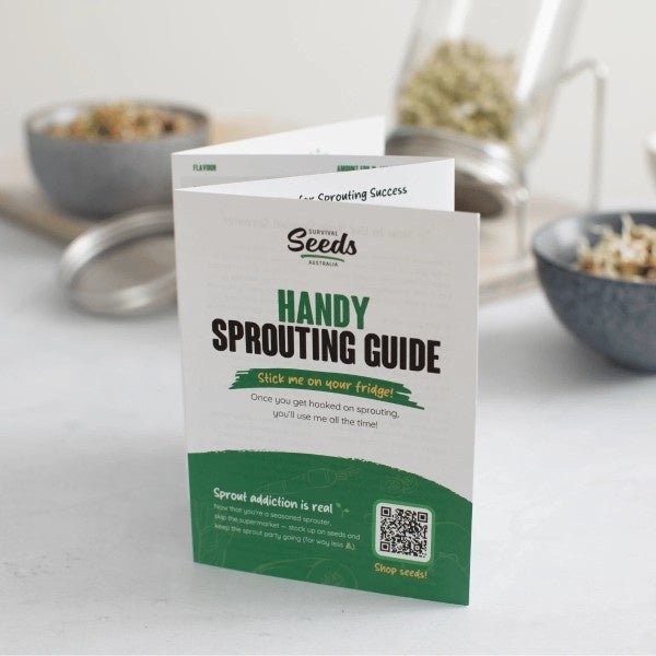 Easy-to-use sprouting seed kit for indoor food production