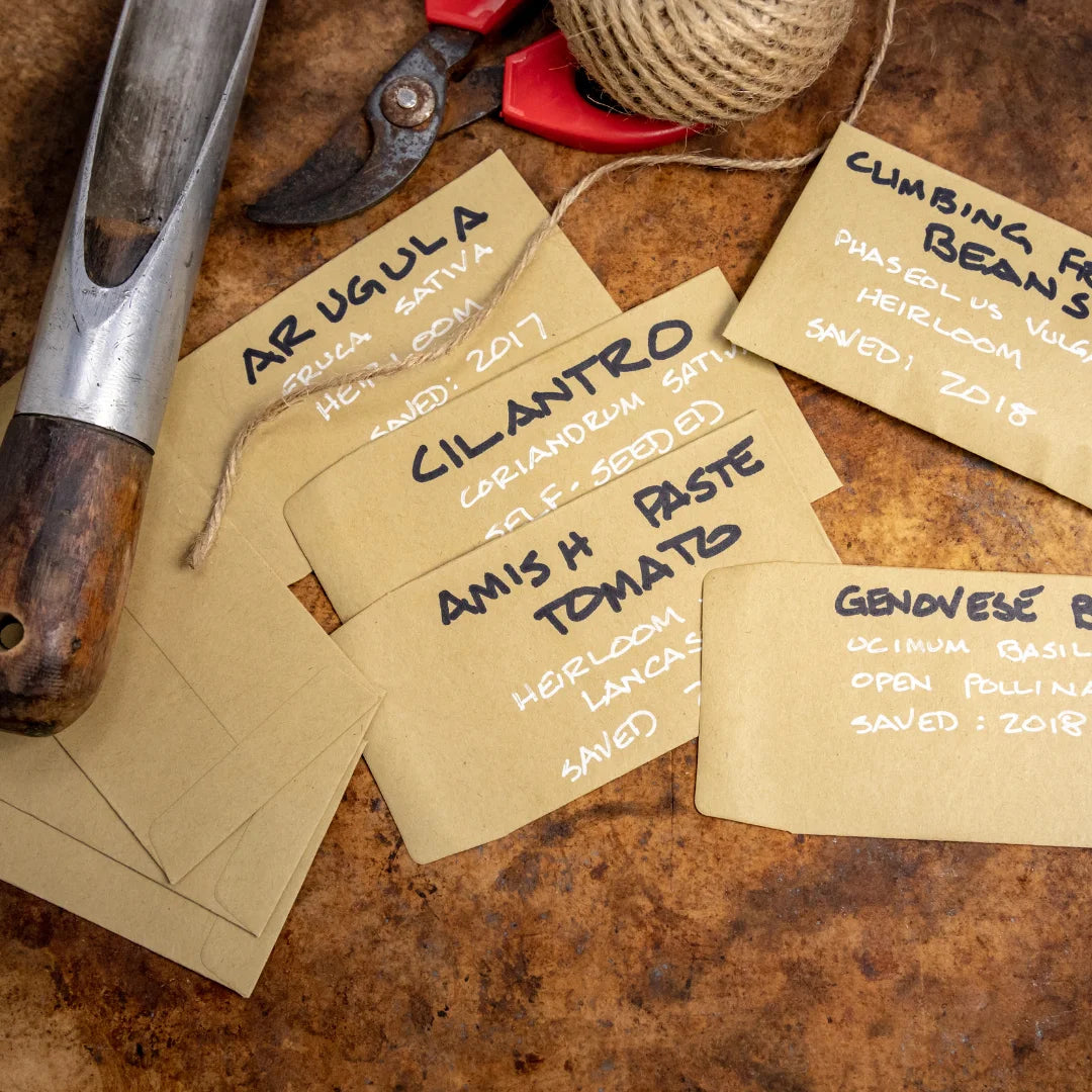 heirloom seeds labels