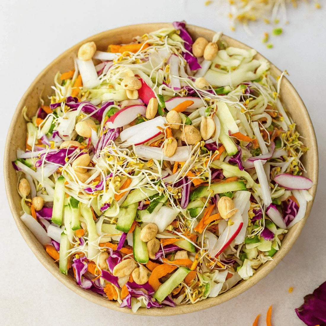 Fresh Vietnamese Veggie & Sprout Salad