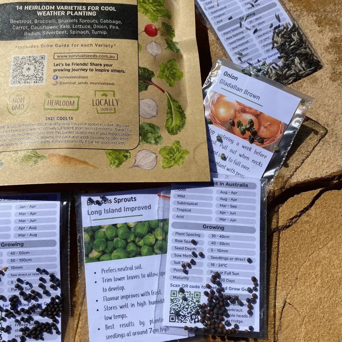 Autumn Winter Seeds packet