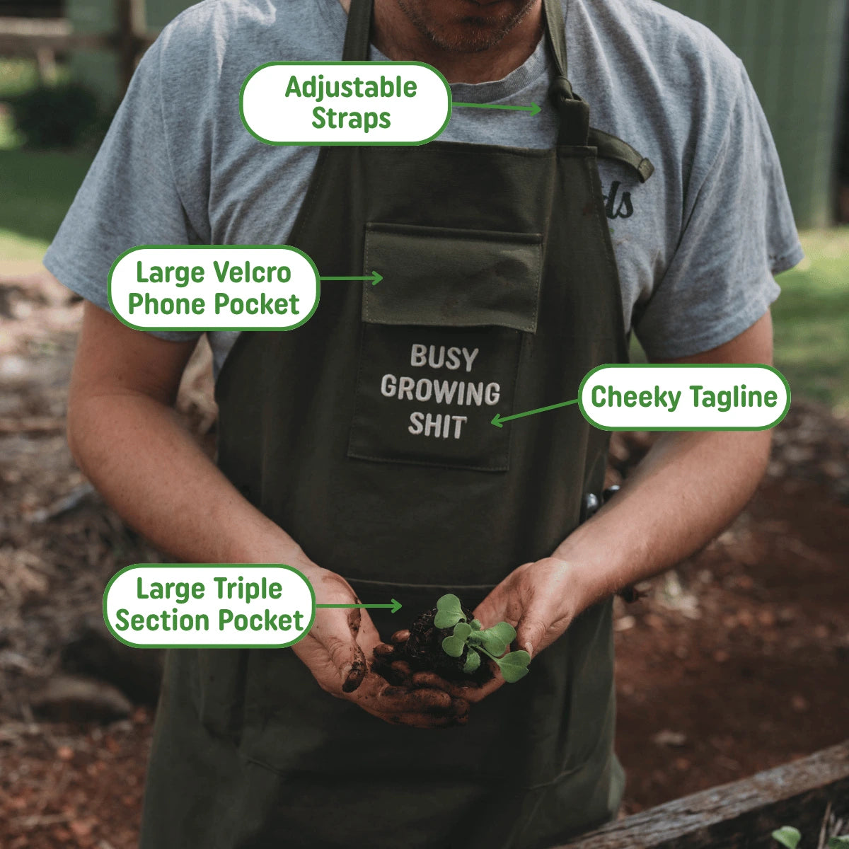 Canvas Gardening Apron