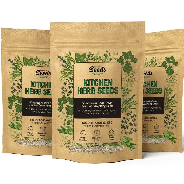 Kitchen Herb Seeds Collection for growing fresh herbs at home
