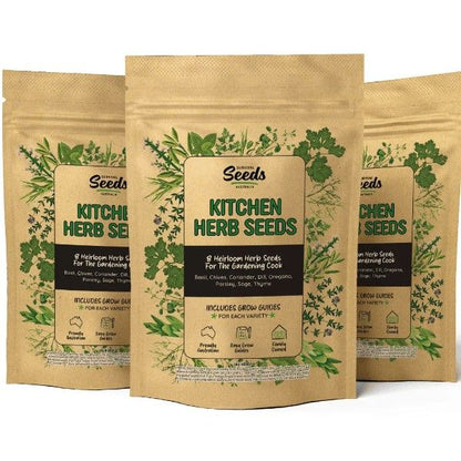 Kitchen Herb Seeds Collection for growing fresh herbs at home