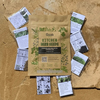 kitchen herb seed packet