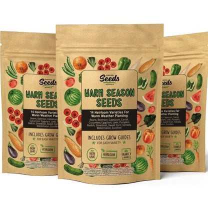 Spring and summer vegetable seed collection for Australian gardens